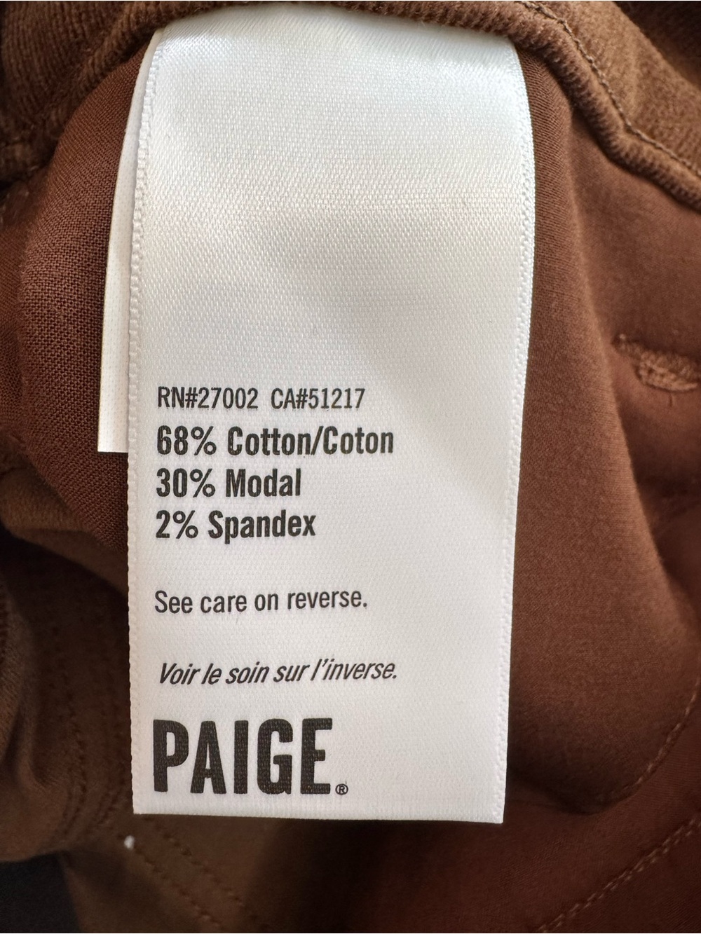 PAIGE Meadow Corduroy Midi Skirt Maple Brown Front Slit Size 6 NWT - Picture 8 of 9